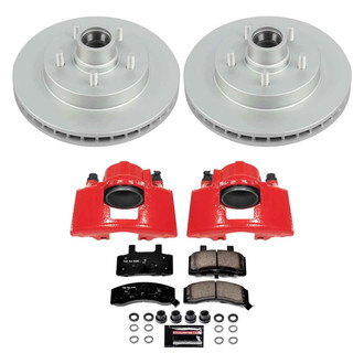 PowerStop® - Z23 Evolution Sport Plain Front Brake Kit with Calipers