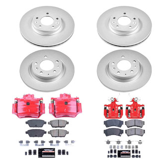 PowerStop® - Z23 Evolution Sport Plain Front and Rear Brake Kit with Calipers