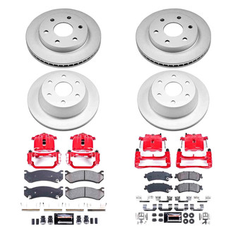 PowerStop® - Z23 Evolution Sport Plain Front and Rear Brake Kit with Calipers