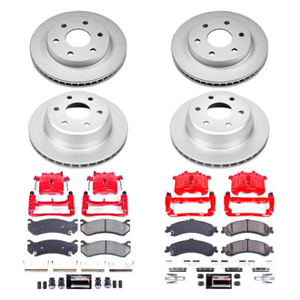 PowerStop® - Z23 Evolution Sport Plain Front and Rear Brake Kit with Calipers