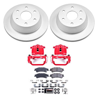 PowerStop® - Z23 Evolution Sport Plain Rear Brake Kit with Calipers