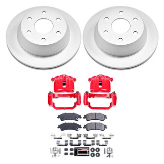 PowerStop® - Z23 Evolution Sport Plain Rear Brake Kit with Calipers
