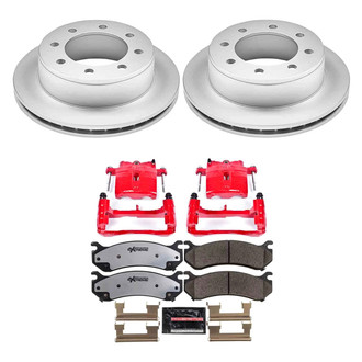 PowerStop® - Z36 Extreme Plain Rear Brake Kit with Calipers