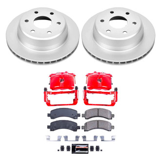 PowerStop® - Z23 Evolution Sport Plain Rear Brake Kit with Calipers