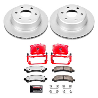 PowerStop® - Z36 Extreme Plain Rear Brake Kit with Calipers