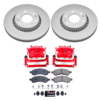 PowerStop® - Z23 Evolution Sport Plain Front Brake Kit with Calipers