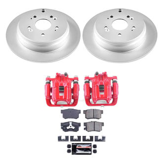 PowerStop® - Z23 Evolution Sport Plain Rear Brake Kit with Calipers