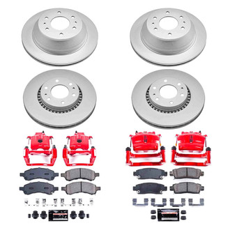 PowerStop® - Z23 Evolution Sport Plain Front and Rear Brake Kit with Calipers