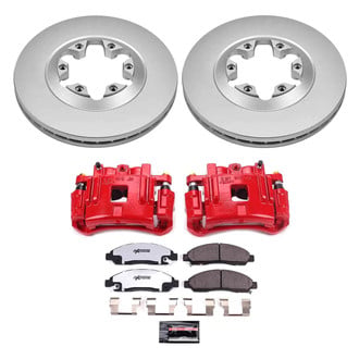 PowerStop® - Z36 Extreme Plain Front Brake Kit with Calipers