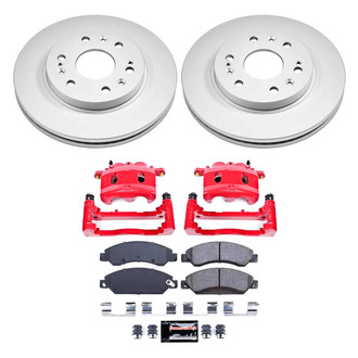 PowerStop® - Z23 Evolution Sport Plain Front Brake Kit with Calipers