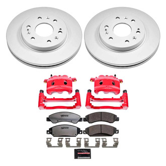 PowerStop® - Z36 Extreme Plain Front Brake Kit with Calipers