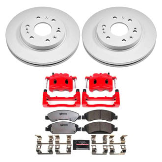 PowerStop® - Z36 Extreme Plain Front Brake Kit with Calipers