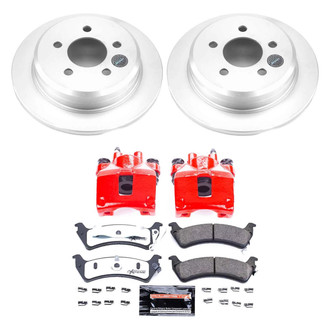 PowerStop® - Z36 Extreme Plain Rear Brake Kit with Calipers