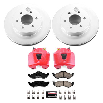 PowerStop® - Z23 Evolution Sport Plain Front Brake Kit with Calipers