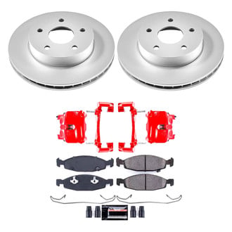 PowerStop® - Z23 Evolution Sport Plain Front Brake Kit with Calipers