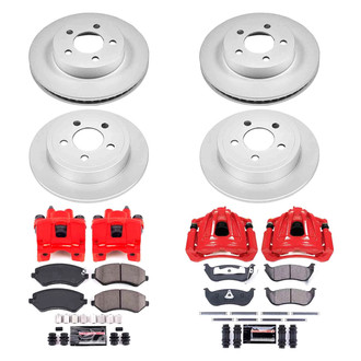 PowerStop® - Z23 Evolution Sport Plain Front and Rear Brake Kit with Calipers