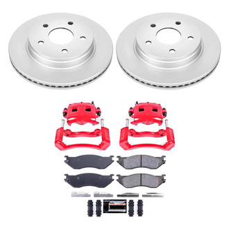PowerStop® - Z23 Evolution Sport Plain Front Brake Kit with Calipers