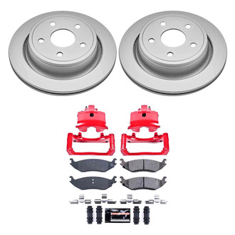 PowerStop® - Z23 Evolution Sport Plain Rear Brake Kit with Calipers