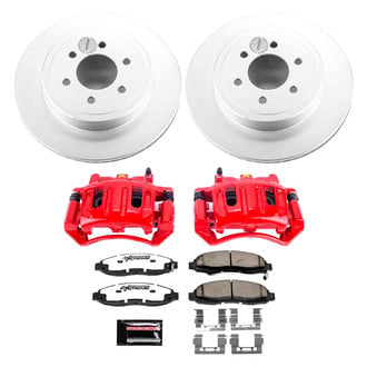 PowerStop® - Z36 Extreme Plain Front Brake Kit with Calipers
