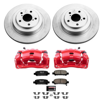 PowerStop® - Z23 Evolution Sport Plain Rear Brake Kit with Calipers