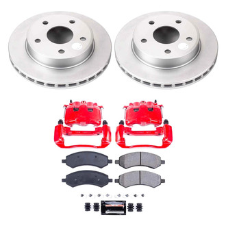 PowerStop® - Z23 Evolution Sport Plain Front Brake Kit with Calipers