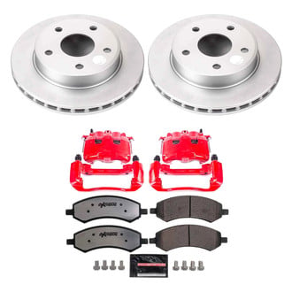 PowerStop® - Z36 Extreme Plain Front Brake Kit with Calipers