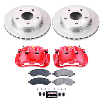 PowerStop® - Z23 Evolution Sport Plain Front Brake Kit with Calipers