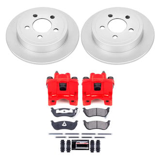 PowerStop® - Z23 Evolution Sport Plain Rear Brake Kit with Calipers