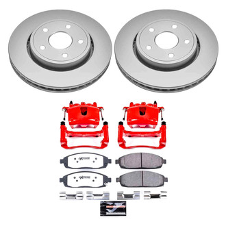 PowerStop® - Z36 Extreme Plain Front Brake Kit with Calipers