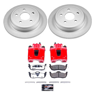 PowerStop® - Z36 Extreme Plain Rear Brake Kit with Calipers