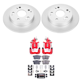 PowerStop® - Z23 Evolution Sport Plain Rear Brake Kit with Calipers