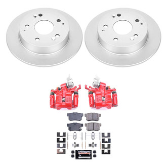 PowerStop® - Z23 Evolution Sport Plain Rear Brake Kit with Calipers