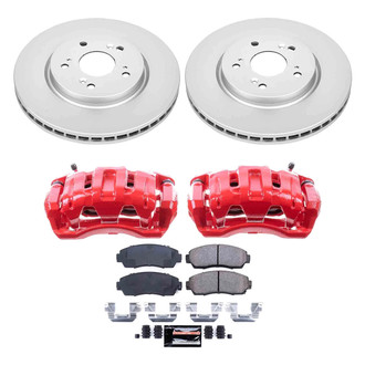 PowerStop® - Z23 Evolution Sport Plain Front Brake Kit with Calipers