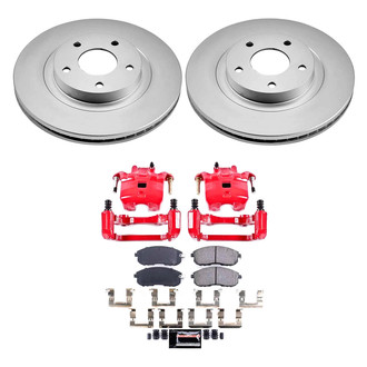 PowerStop® - Z23 Evolution Sport Plain Front Brake Kit with Calipers