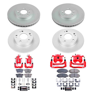 PowerStop® - Z23 Evolution Sport Plain Front and Rear Brake Kit with Calipers