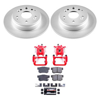PowerStop® - Z23 Evolution Sport Plain Rear Brake Kit with Calipers