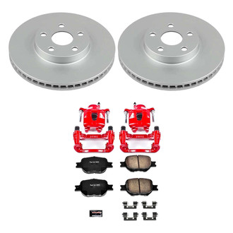 PowerStop® - Z23 Evolution Sport Plain Front Brake Kit with Calipers