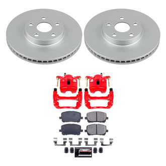 PowerStop® - Z23 Evolution Sport Plain Front Brake Kit with Calipers