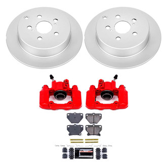 PowerStop® - Z23 Evolution Sport Plain Rear Brake Kit with Calipers