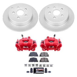 PowerStop® - Z23 Evolution Sport Plain Rear Brake Kit with Calipers