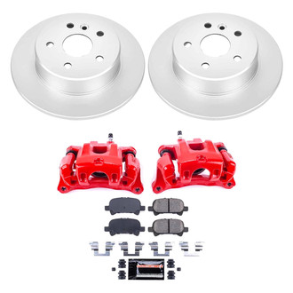 PowerStop® - Z23 Evolution Sport Plain Rear Brake Kit with Calipers