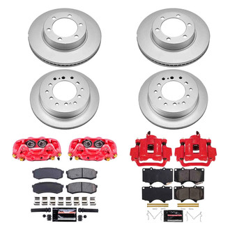 PowerStop® - Z23 Evolution Sport Plain Front and Rear Brake Kit with Calipers