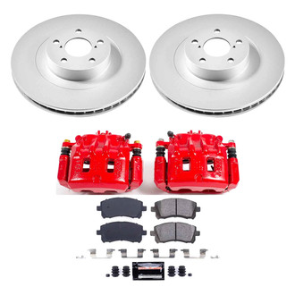 PowerStop® - Z23 Evolution Sport Plain Front Brake Kit with Calipers
