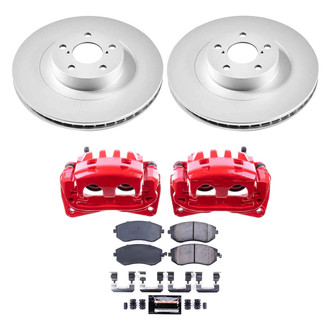 PowerStop® - Z23 Evolution Sport Plain Front Brake Kit with Calipers