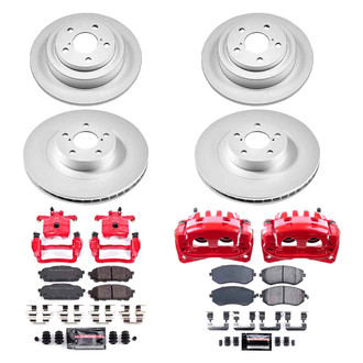 PowerStop® - Z23 Evolution Sport Plain Brake Kit with Calipers