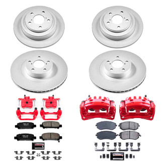 PowerStop® - Z23 Evolution Sport Plain Brake Kit with Calipers