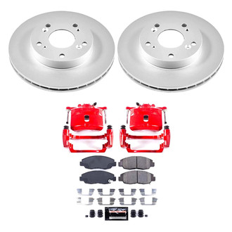 PowerStop® - Z23 Evolution Sport Plain Front Brake Kit with Calipers
