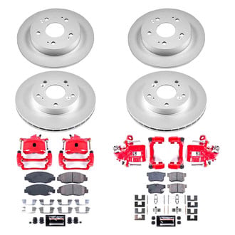 PowerStop® - Z23 Evolution Sport Plain Front and Rear Brake Kit with Calipers