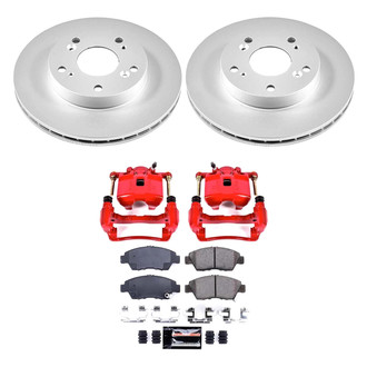 PowerStop® - Z23 Evolution Sport Plain Front Brake Kit with Calipers