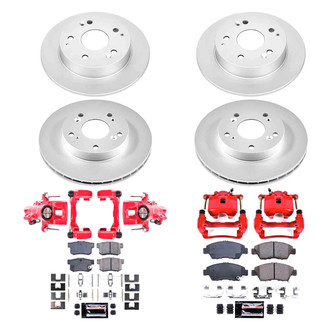 PowerStop® - Z23 Evolution Sport Plain Front and Rear Brake Kit with Calipers